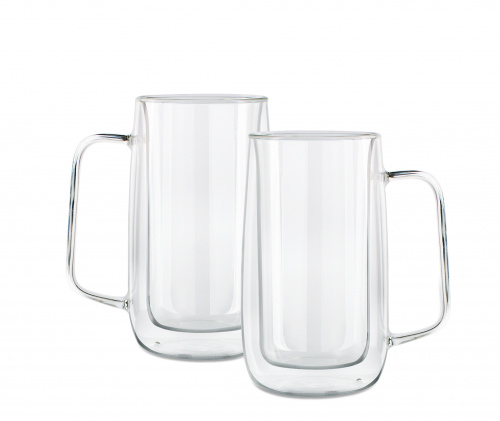 Kessel Klar Double Wall Drinking Glass Cup 2pc/set 370ml