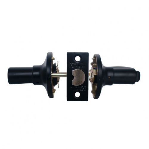 Direct Hardware 815 Matte Black Tubular Privacy Lever Set