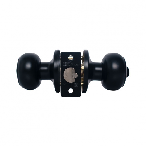 Direct Hardware 609 Matte Black Tubular Knobset Combo Lock