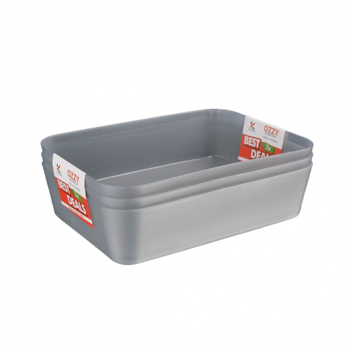Kessel 3-Pack Ozzy Rectangular Drawer