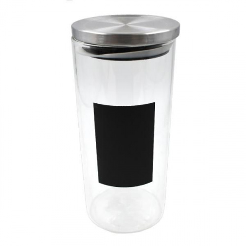 Kessel Glass Jar with Metal Lid