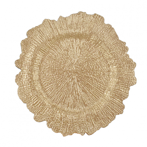 Kessel Belize Charger Plate Gold 36cm
