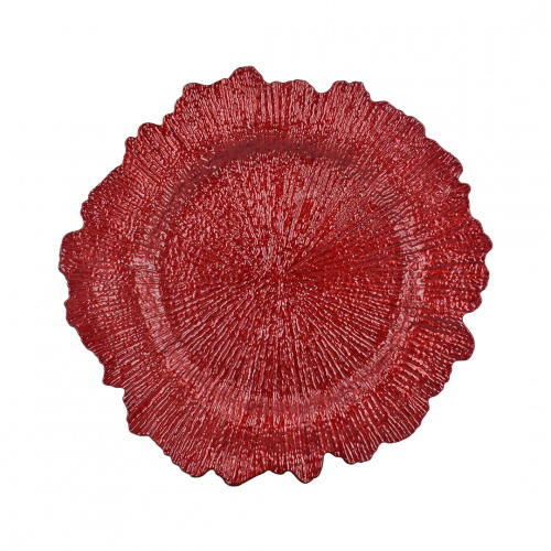 Kessel Belize Charger Plate Red 36cm
