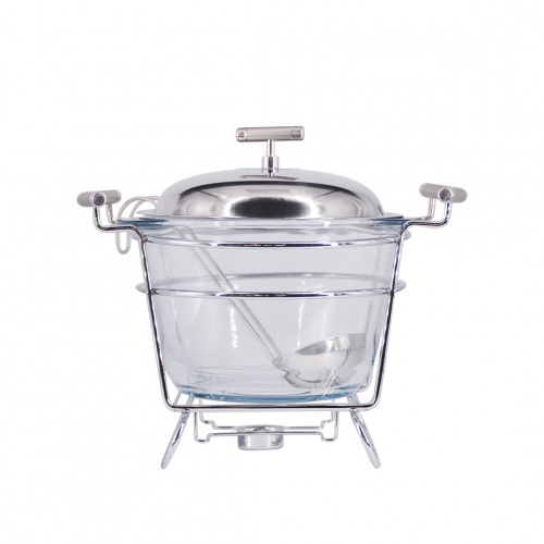 Kessel Campania Round Glass Food Warmer 4L