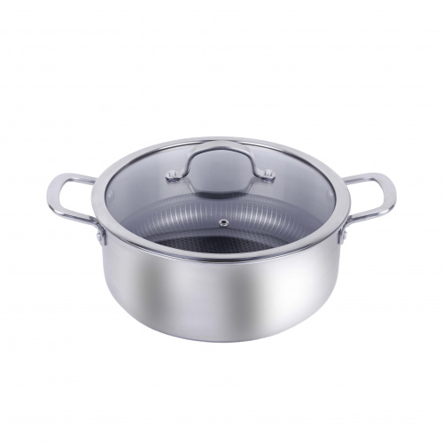 Kessel Arista Non-Stick Saucepan with Glass Lid 26x11cm