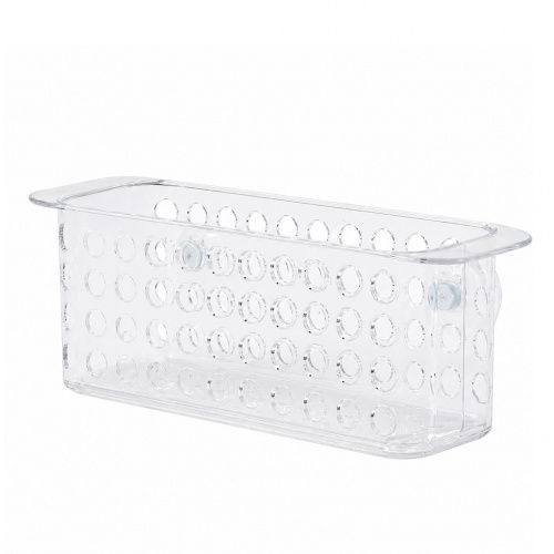 Kessel Suction Basket Organizer Clear 26x7.3x8.9cm