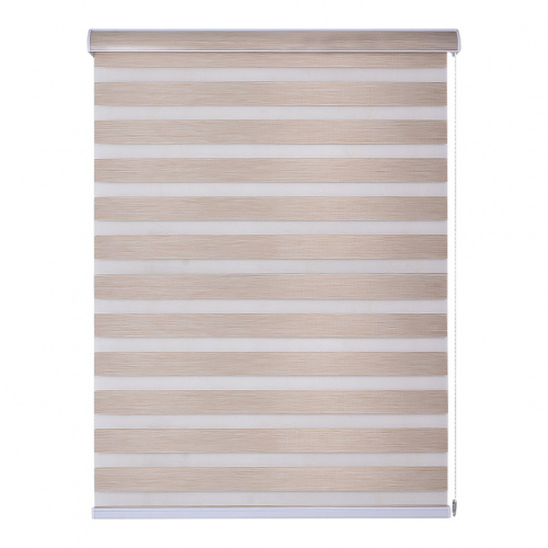 Heim Light Brown Double Layer Curtain Shade 120x180cm