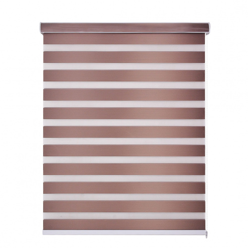 Heim Brown Double Layer Curtain Shade 120x180cm