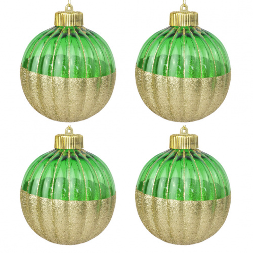 Heim Brim Glass Decorative Christmas Ball 10cm