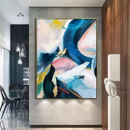 Heim Abstract Geist Mixed Media Painting Wall Decor