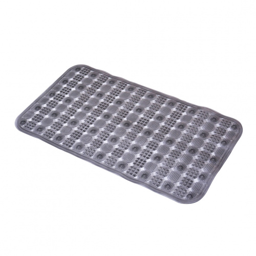 Kessel Arras Non-Slip Shower Bath Mat Clear/Grey