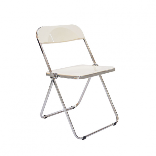 Heim Clara Folding Chair White/Chrome