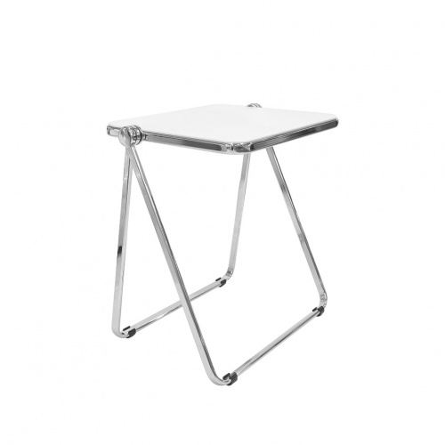 Heim Clara Folding Desk White/Chrome