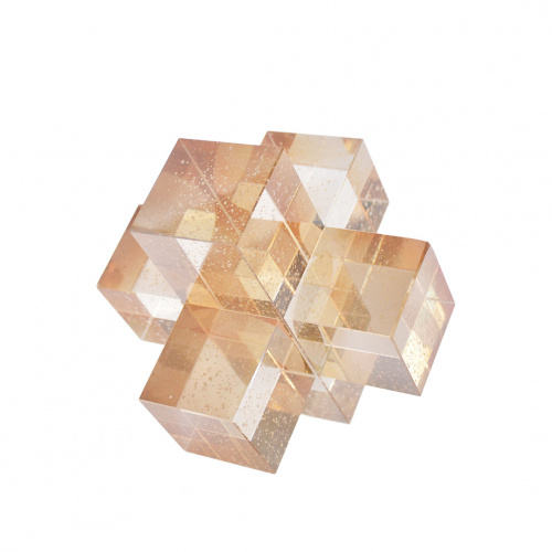 Heim Fisola Centerpiece Table Decoration Amber 15x15cm