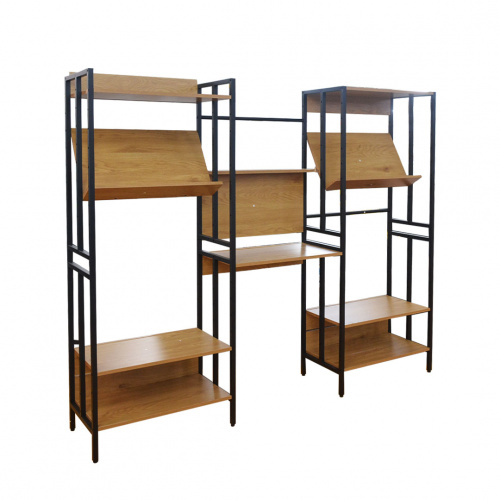 Heim Velos Black/Wood Shelves with Desk
