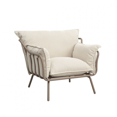 Heim Bella 1 Seater Sofa Beige 107.5x90x77cm