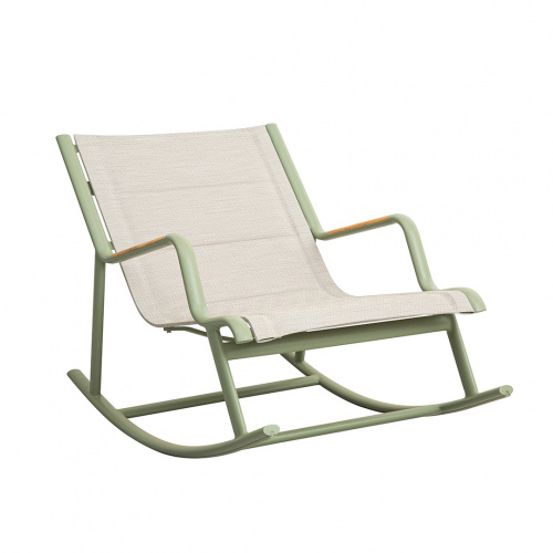Heim Seattle Rocking Chair Sage Green 71.5x109.5x80cm