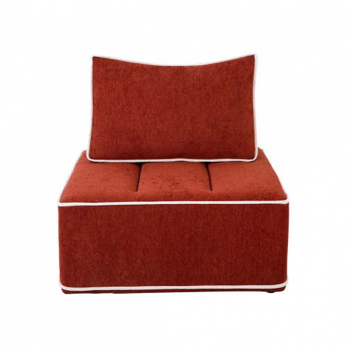 Heim Nashville 1 Seater Sofa Brown 93x93x65cm