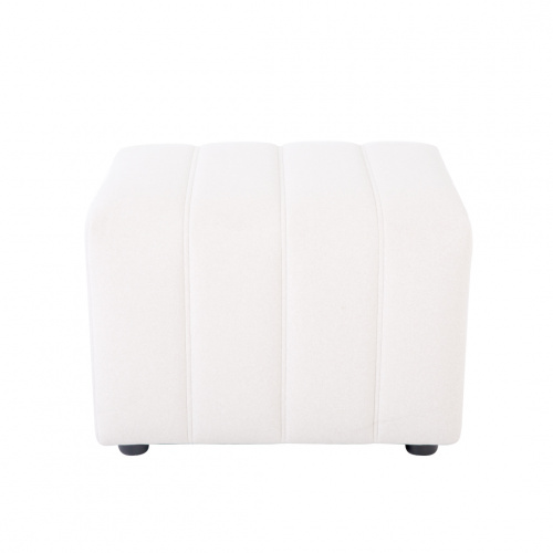 Heim Tulsa Ottoman White 54x54x39cm