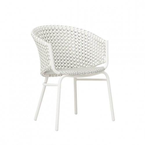 Heim Parda Dining Chair White 61.5x57.5x80cm