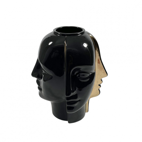 Heim Persona Black/Gold Table Decor Vase