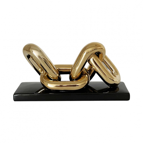 Heim Chaine Gold Table Decor Sculpture