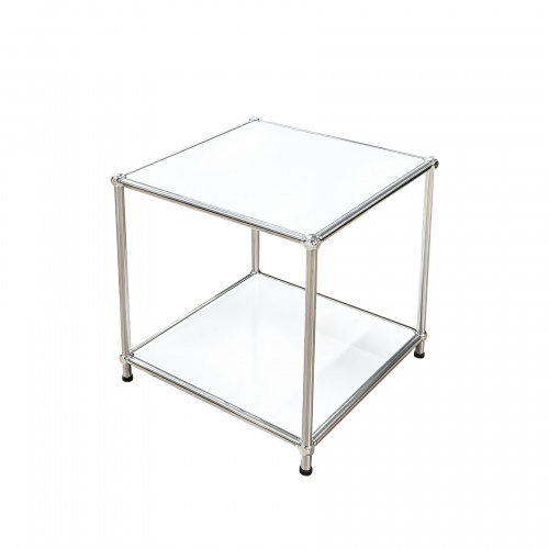 Heim Valma Side Table White 40x40x40cm