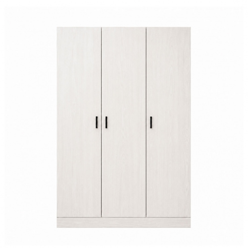 Heim Alde 3-Door Wardrobe White 50x48x180cm
