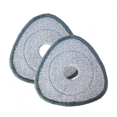 Ezweep Glatt 2pcs Mop Refill Pack Microfiber