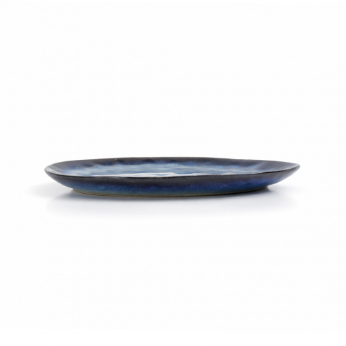 Kessel Sendai 11in Japanese Oval Plate Blue