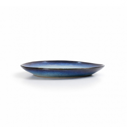 Kessel Sendai 8.5in Japanese Oval Plate Blue