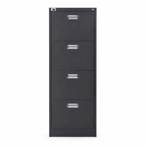 Heim Morris 4-Layer Metal Cabinet with Lock Gray 185x90x40cm