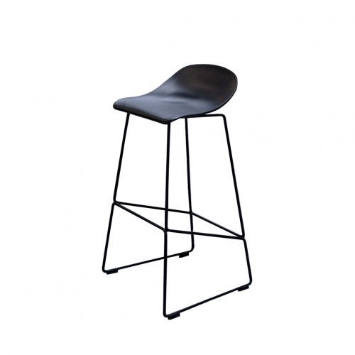 Heim Carmel Metal Bar Chair Black 46x48x90cm