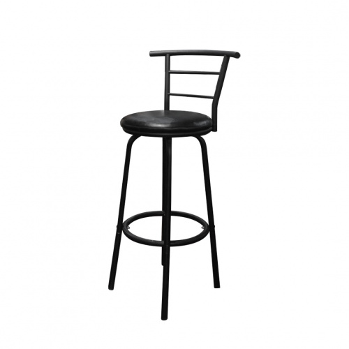 Heim Kelly Bar Chair Black 49x39x105cm