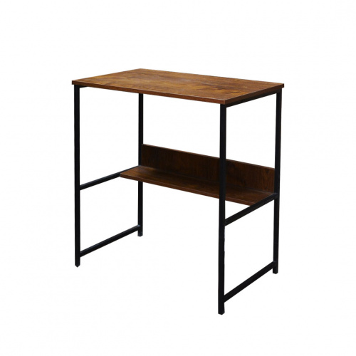 Heim Meri Metal Desk Table Oak 64x39x71.8cm
