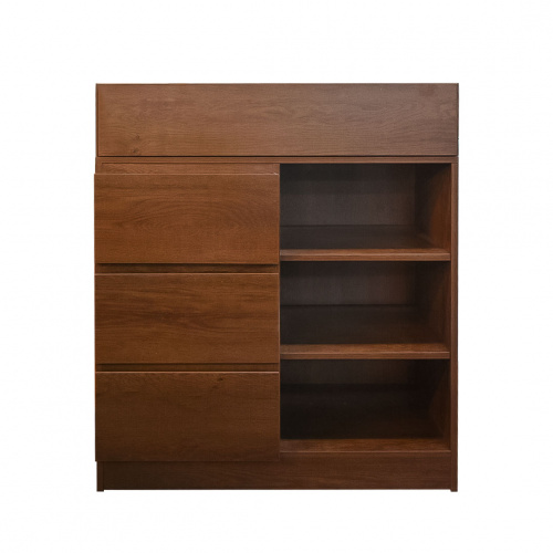 Heim Nary Chest Drawer Oak 80x38.5x95.5cm