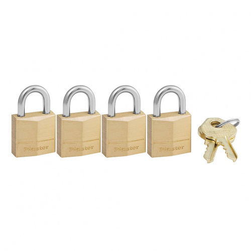 Master Wide Solid Brass Body Padlock 19mm