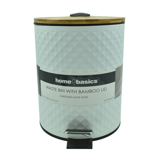 Home Basics Pedal Trash Bin