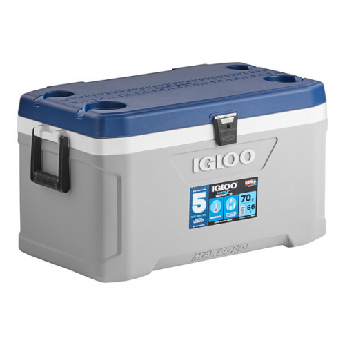 Igloo Maxcold Latitude Cooler Ash Gray/Agean Sea 70qt