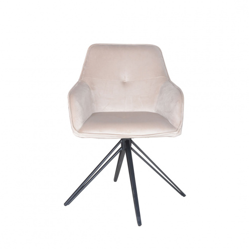 Heim Louie Dining Chair Taupe 58x63x86cm