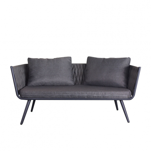 Heim Carol Outdoor 2-Seater Sofa Gray 150x72x70cm