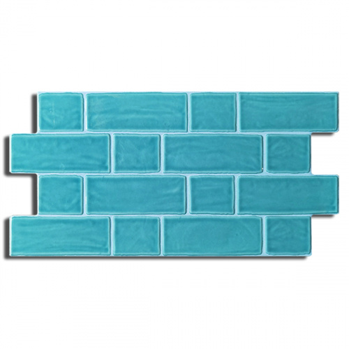 Valentia Metropolitan Blue Decor Wall Tile 30x55cm
