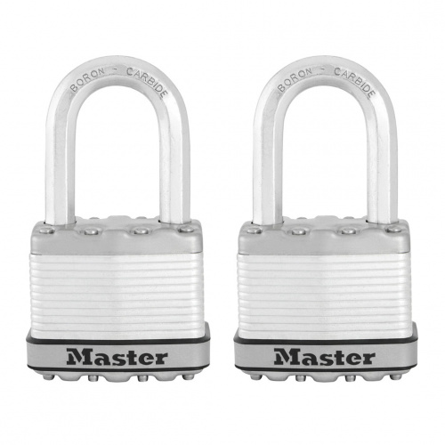 Master Magnum Wide Laminated Steel Padlock 2pcs
