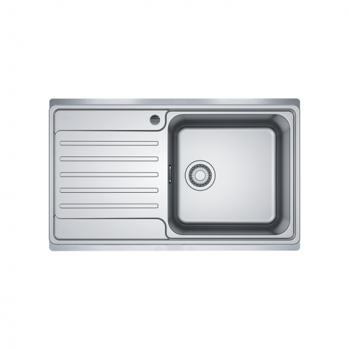 Franke Kitchen Sink Bell Stainless Steel Single Bowl BCX 611-86 LHD
