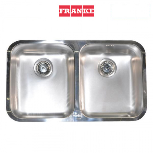 Franke Double Bowl Stainless Steel Kitchen Sink