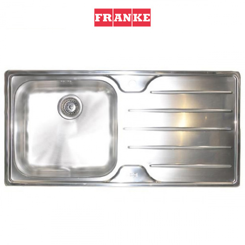 Franke Single Bowl RightDrain Stainless Steel Kitchen Sink
