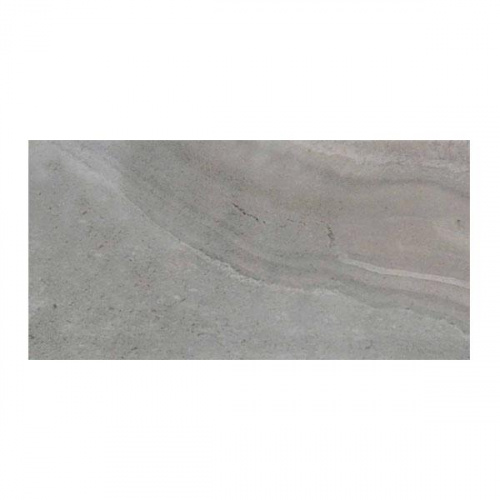 Click Ceramic Leeds Grey Glossy Wall Tile 25x50cm
