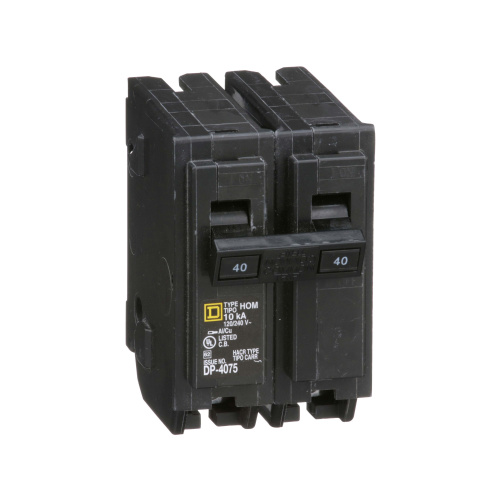Schneider Homeline 2poles 40amp Plug-In Mini Circuit Breaker