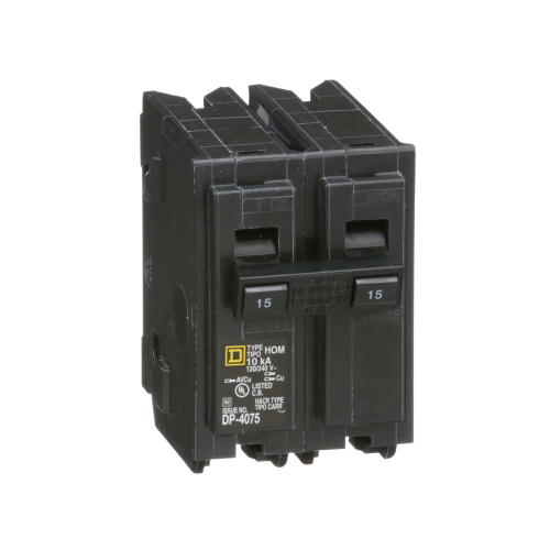 Schneider Homeline 2poles 15amp Plug-In Mini Circuit Breaker