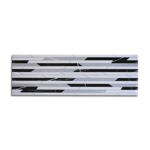 Basel Alexa White HL 04 Decor Wall Tile 30x90cm